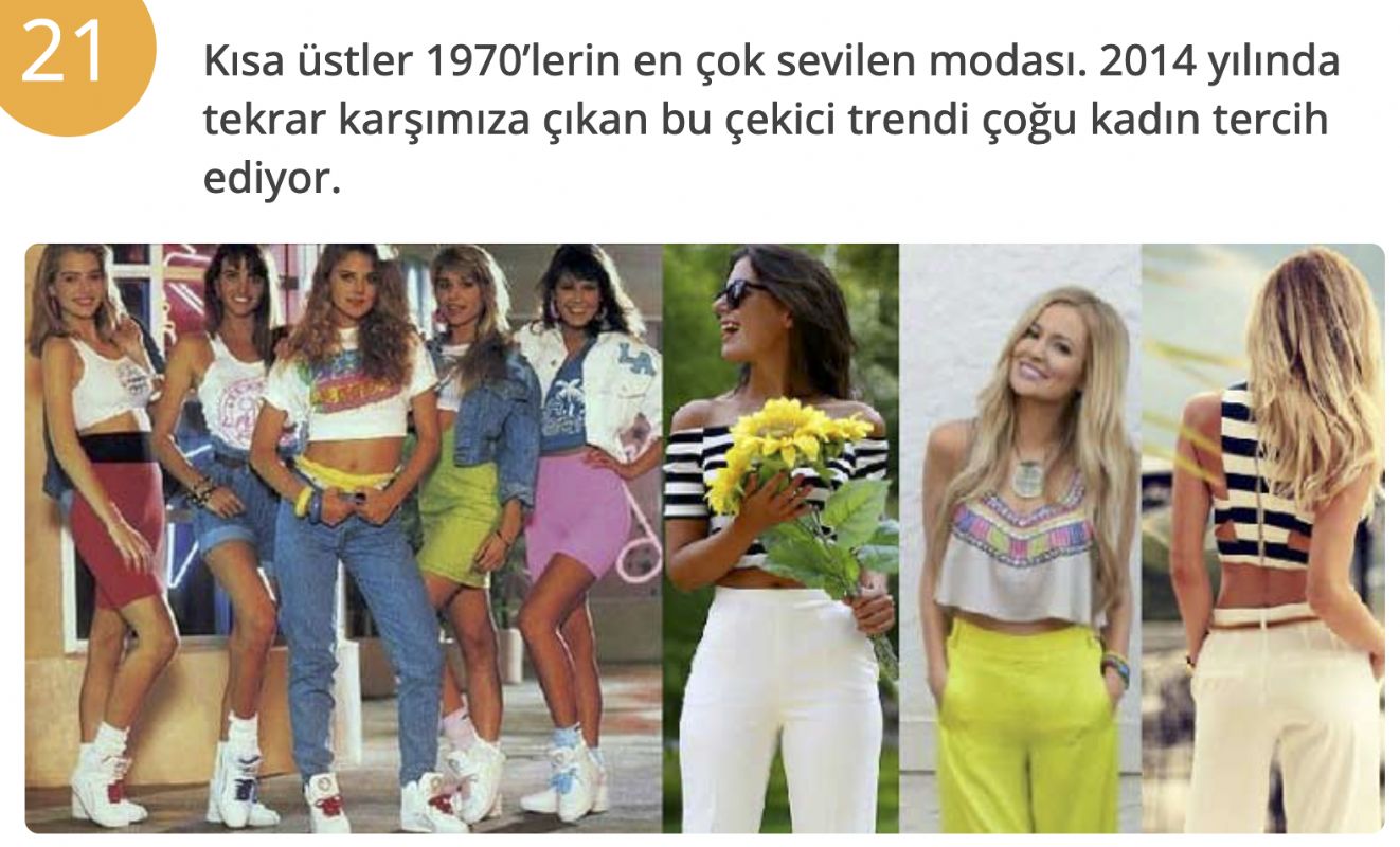 ESK MODA AKIMINA GER DN YAPTIIMIZI GSTEREN 30 TREND