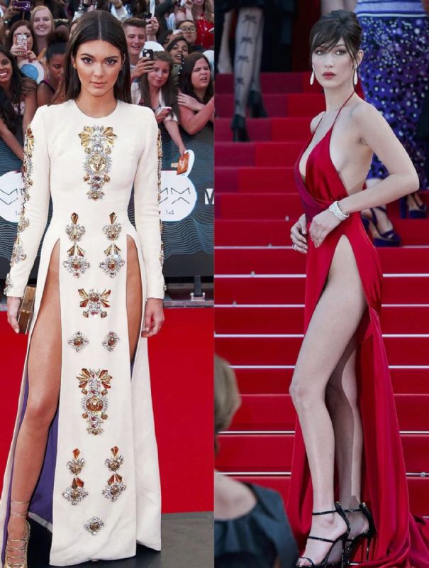 KIRMIZI HALI IKLII: KENDALL JENNER M? BELLA HADD M? 